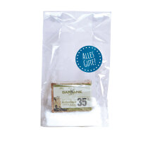 Alepposeife im Geschenkset mit Handtuch und Aufkleber Set