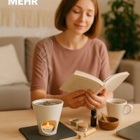 Weihrauchbrenner Jule weiß, Keramik Räuchergefäß mit Edelstahlsieb, Fair Trade