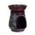 Weihrauchbrenner & Duftlampe MARAKESH – handgefertigt aus Softstone, bordeauxrot