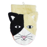 Bio Waschhandschuh Katze Glückskatze, Kinder...