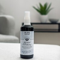 Bijos Edelstein Essenz Spray „Klarheit & Ordnung“ 100 ml – Diamant, Bergkristall & Weißer Citrin