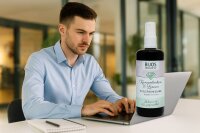 Bijos Edelstein Essenz Spray „Konzentration & Lernen“ 100 ml – Mookait, Chrysoberyll, Selenit & Bergkristall