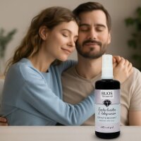 Bijos Edelstein Essenz Spray „Seelentröster & Wegweiser“ 100 ml – Magnesit, Roter Jaspis & Amethyst