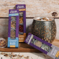 Bijos Räucherset Energie Fair Trade, 4 x 10 ml Räuchermischungen, Räucherwerk