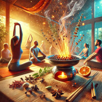 Bijos Räucherset Energie Fair Trade, 4 x 10 ml Räuchermischungen, Räucherwerk