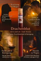 Drachenblut Pulver – Räucherwerk in Glasröhre, ca. 35 ml