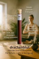 Drachenblut Pulver – Räucherwerk in Glasröhre, ca. 35 ml
