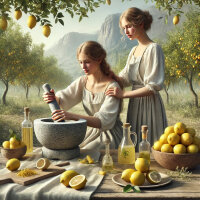 Berg Athos Zitronenweihrauch, erfrischendes Räucherwerk, 35 ml Glasröhre