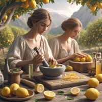 Berg Athos Zitronenweihrauch, erfrischendes Räucherwerk, 35 ml Glasröhre