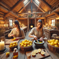 Berg Athos Zitronenweihrauch, erfrischendes Räucherwerk, 35 ml Glasröhre