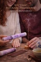Japanische Räucherstäbchen Hikali Koh, Suzukaze, flüsternder Wind, 22 Stk, für Meditation und Besinnung