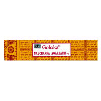 Indische Räucherstäbchen Nag Champa Goloka Agarbathi 16g