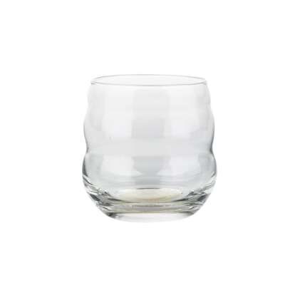 Natures-Design Trinkglas Mythos Gold, mit Blume des Lebens, 0.25 l