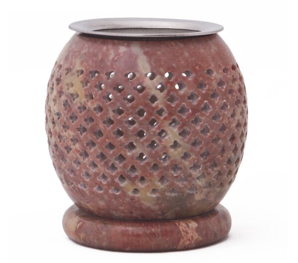 Weihrauchbrenner RIVA Fair Trade – Softstone mit orientalischem Lochmuster