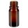 Braunglasflasche, Aromaflasche, Tropfflasche, Sprayflasche, 5 ml, Gewinde DIN 18, Apothekenqualität