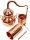 CopperGarden Destille Essence Plus Set, 2 Liter, meldefrei, handgeschmiedet aus Kupfer, Kolonnenbrennerei im Sorgenfrei Paket mit komplettem Zubehör