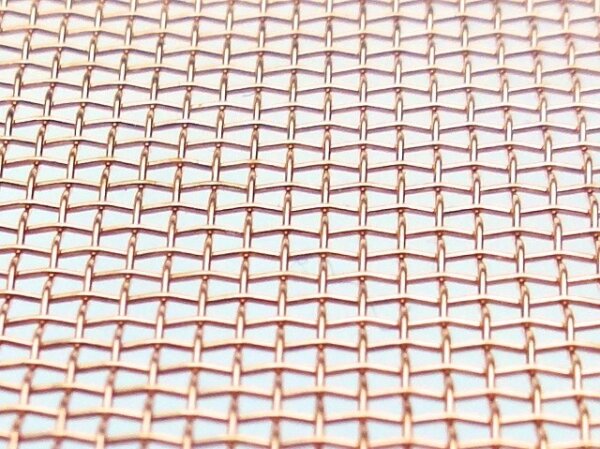 CopperGarden Kupfergewebe 12 x 12 cm, Kupfersieb für Destillen, Aromasieb, Maischesieb