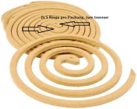 Citronella Outdoor Räucher Set 2-teilig mit Citronella Spirale und Räucherstäbchen für den Außenbereich