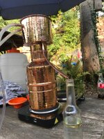 CopperGarden Destille Leonardo 3 Liter, Destillieranlage aus Kupfer im Komplettset mit Sorgenfrei Paket