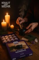 Bijos Räucher - Kollektion Rauhnächte, Räucherwerk Sortimentsbox gefüllt mit 20 der beliebtesten Räucherwerke