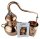 CopperGarden Destille Alembik, 5 Liter, verschweißt, mit Thermometer