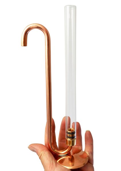 Al-Ambik automatischer Ölabscheider, Kupfer und Glas, ätherische Öle selbst herstellen