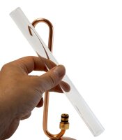 Al-Ambik automatischer Ölabscheider, Kupfer und Glas, ätherische Öle selbst herstellen