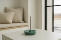 Räucherstäbchenhalter Ingiro, dark sage, Beton, ca. 8cm