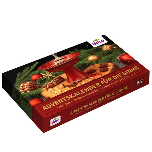 Bitto Adventskalender– 24 festliche Räucherwerke | Nachhaltig & vielseitig