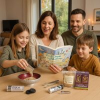 BIJOS Buchbox Jahreskreisfeste – Set mit Buch Familienbande im Jahreskreis & Räucherzubehör