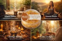 Copal ORO (Gold) 50ml - Das ethische Räucherwerk mit goldenem Duft, Fair Trade