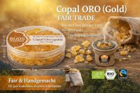 Copal ORO (Gold) 50ml - Das ethische Räucherwerk mit goldenem Duft, Fair Trade