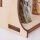 Leerdisplay aus Birkensperrholz für 5 Räucher-Glasröhrchen, 22x17cm