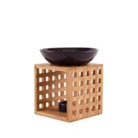 Duftlampe Riga Aubergine, große Schale, Fair Trade,...